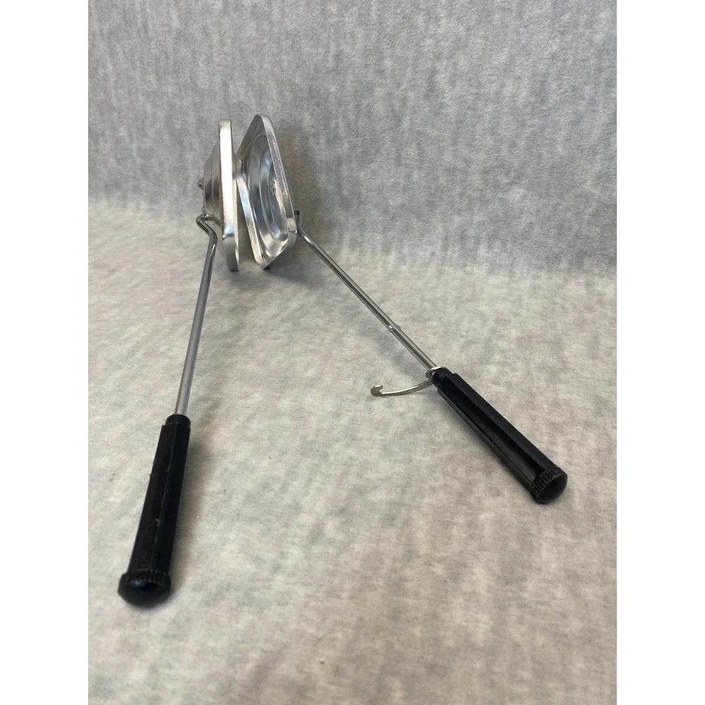 ANJALI Sandwich Maker Toaster‎ Large Aluminum for Gas Stove